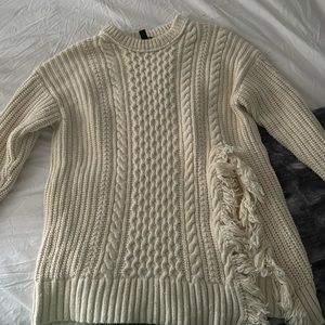 Jcrew thick cable knit sweater